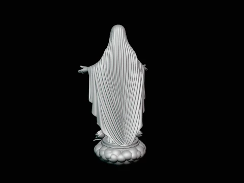 Our Lady of Grace Statue Design 5 - 3D Print Model 3D Print Model
