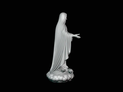 Our Lady of Grace Statue Design 5 - 3D Print Model 3D Print Model