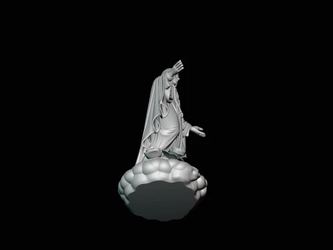 Our Lady of Grace Statue Design 5 - 3D Print Model 3D Print Model