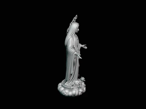 Our Lady of Grace Statue Design 6 - 3D Print Model 3D Print Model