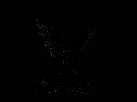 Chained Fallen Angel Statue Design 1 - 3D Print Model 3D Print Model