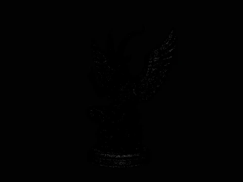 Baphomet on Skull Throne Statue Design 4 - 3D Print Model 3D Print Model