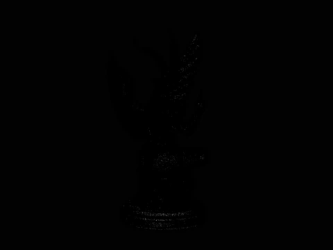 Baphomet on Skull Throne Statue Design 4 - 3D Print Model 3D Print Model