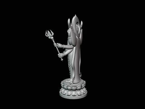 Multi-Armed Guanyin Statue Design 7 - 3D Print Model 3D Print Model
