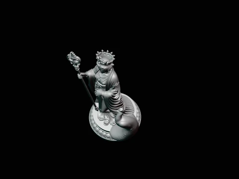 Hera with Peacock Statue Design 3 - 3D Print Model 3D Print Model