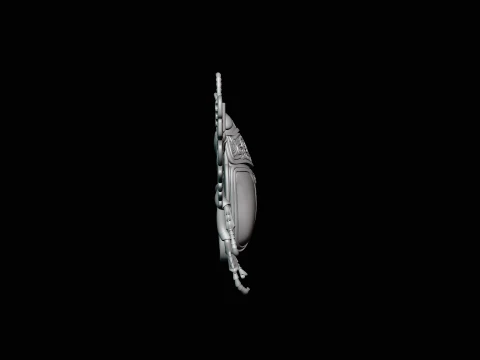 Filigree Winged Beetle Statue Design 2 - 3D Print Model 3D Print Model
