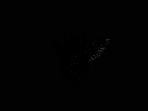 Filigree Winged Beetle Statue Design 3 - 3D Print Model 3D Print Model