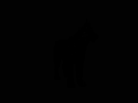 Standing Lynx Statue Design 2 - 3D Print Model 3D Print Model