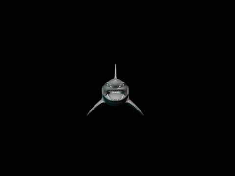 Great White Shark Statue Design 7 - 3D Print Model 3D Print Model
