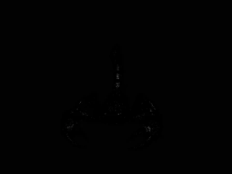 Crimson Mech Scorpion Statue Design 3 - 3D Print Model 3D Print Model