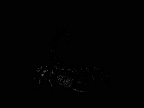 Crimson Mech Scorpion Statue Design 4 - 3D Print Model 3D Print Model