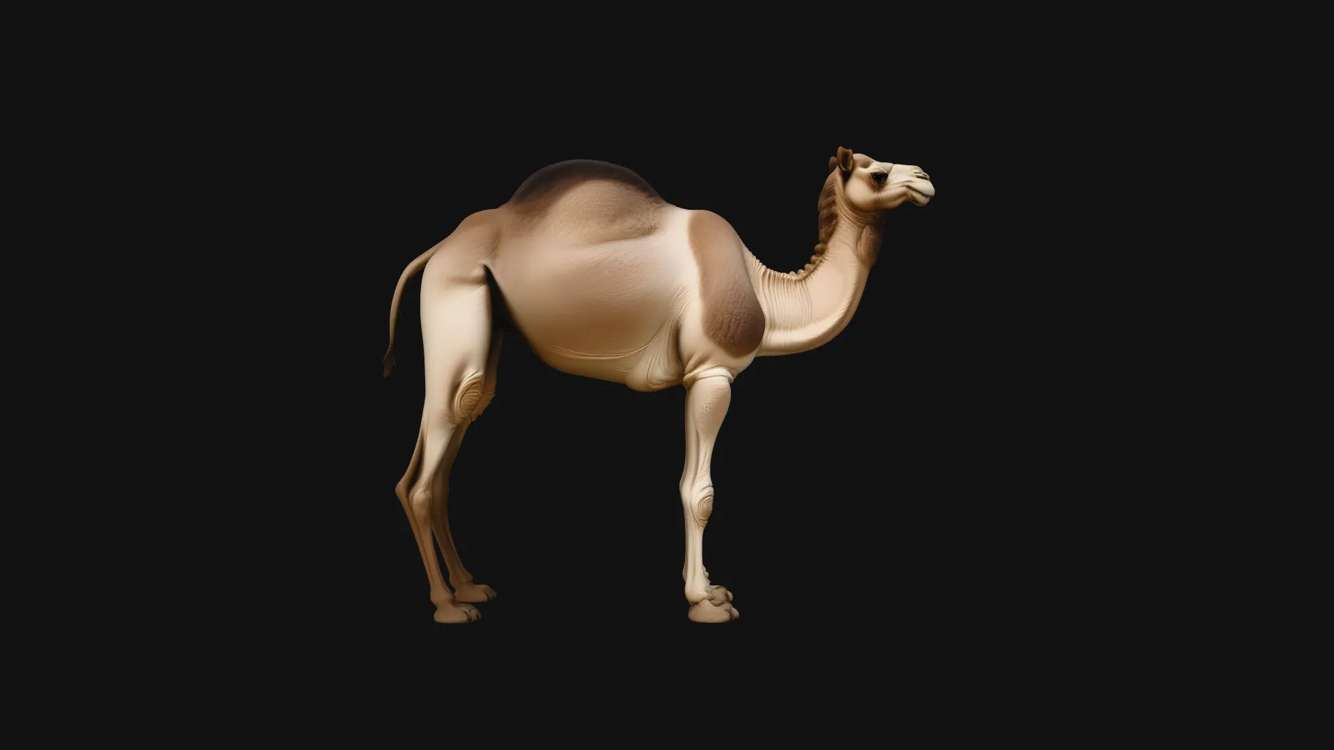 Dromedary Camel Statue Design 1 - 3D Print Model 3D Print Model .c4d .max .obj .3ds .fbx .stl .blend 