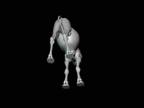 Dromedary Camel Statue Design 1 - 3D Print Model 3D Print Model