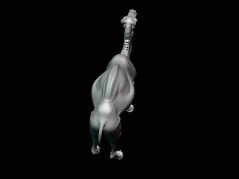 Dromedary Camel Statue Design 1 - 3D Print Model 3D Print Model