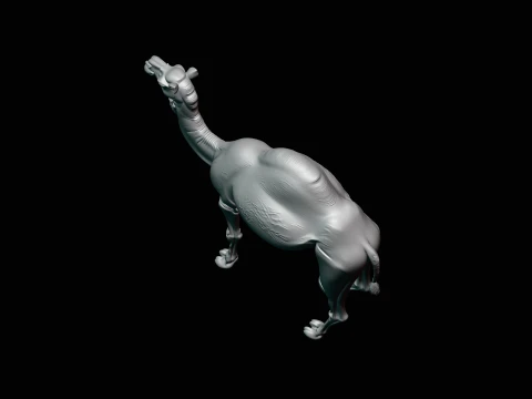 Dromedary Camel Statue Design 3 - 3D Print Model 3D Print Model