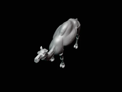 Dromedary Camel Statue Design 3 - 3D Print Model 3D Print Model