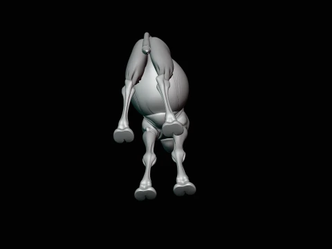 Dromedary Camel Statue Design 4 - 3D Print Model 3D Print Model