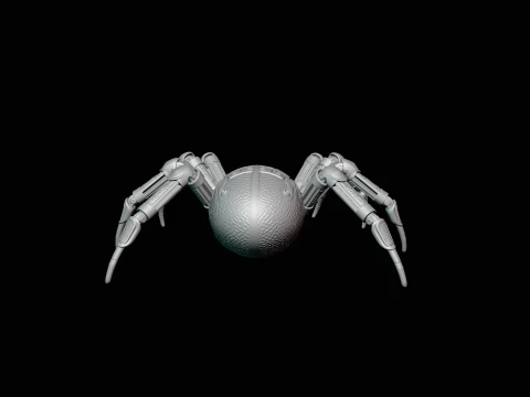 Ornate Clockwork Spider Statue Design 3 - 3D Print Model 3D Print Model