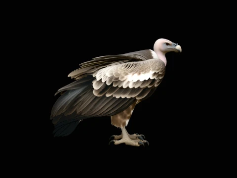 Griffon Vulture Statue Design 2 - 3D Print Model 3D printmodel