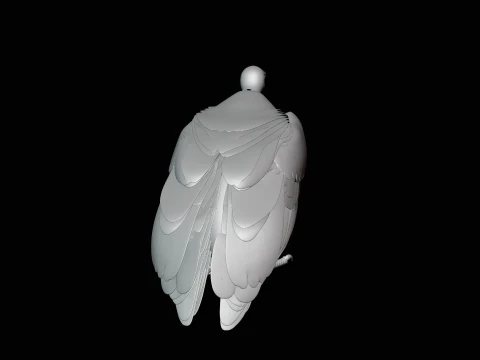 Griffon Vulture Statue Design 2 - 3D Print Model 3D Print Model