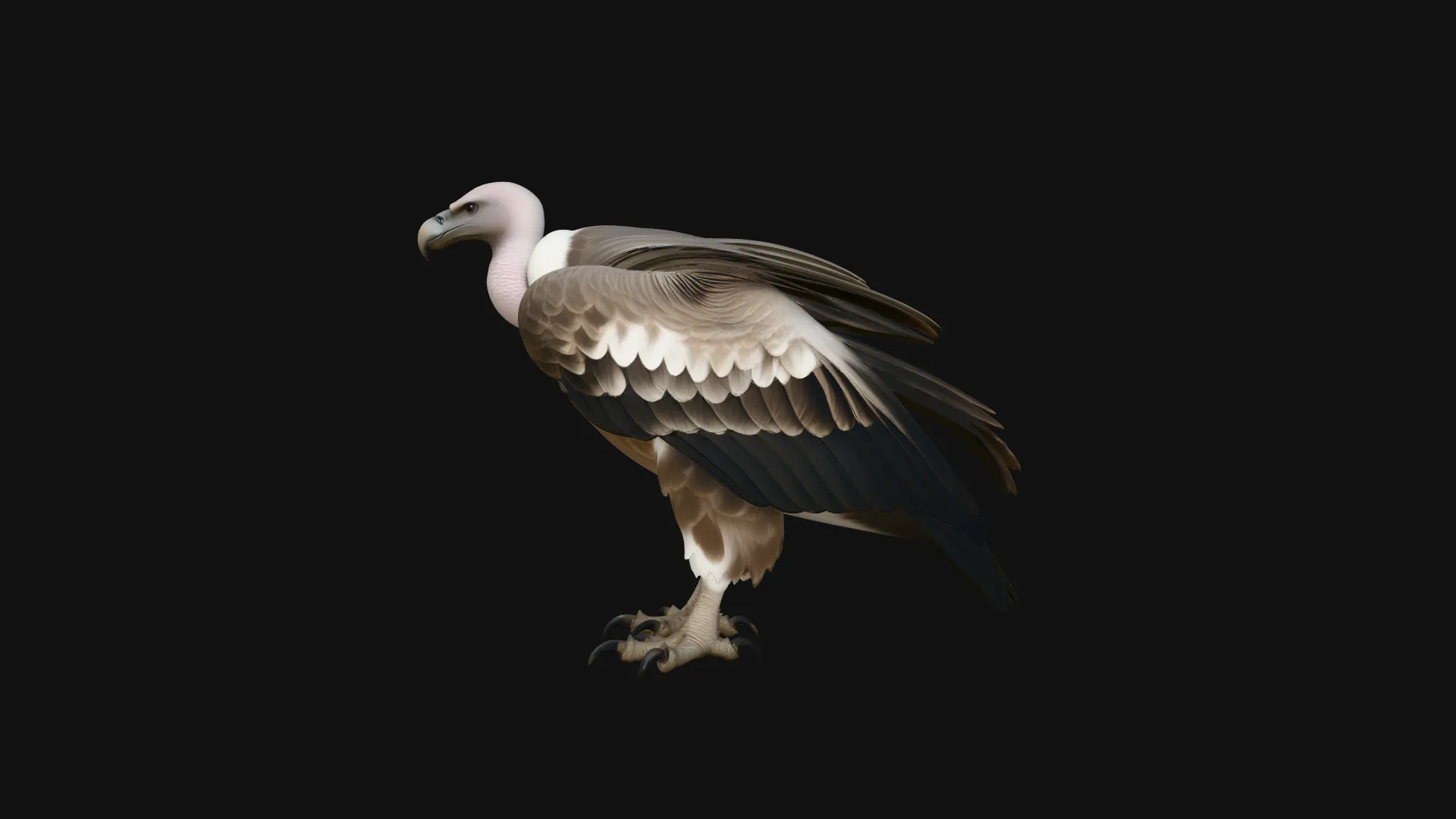 Griffon Vulture Statue Design 3 - 3D Print Model 3D Print Model .c4d .max .obj .3ds .fbx .stl .blend