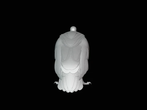 Griffon Vulture Statue Design 3 - 3D Print Model 3D Print Model