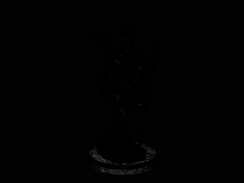 Messenger God with Caduceus Statue Design 3 - 3D Print Model 3D Print Model