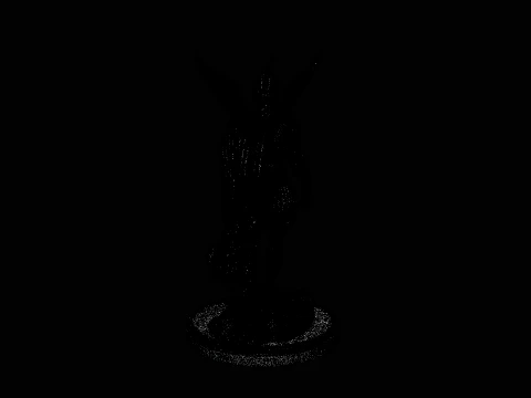 Messenger God with Caduceus Statue Design 3 - 3D Print Model 3D Print Model