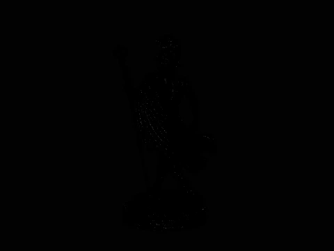 Messenger God with Caduceus Statue Design 4 - 3D Print Model 3D Print Model
