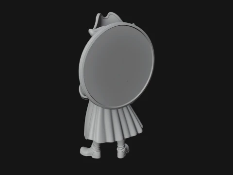Skeleton Pirate Captain Statue Design 1 - 3D Print Model 3D Print Model
