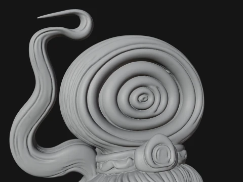 Cosmic Goddess with Rings Statue Design 1 - 3D Print Model 3D Print Model