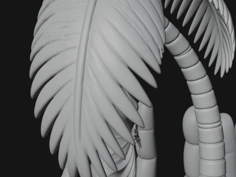 Hands Holding Palm Tree Statue Design 1 - 3D Print Model 3D Print Model