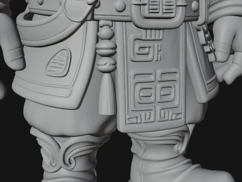 Garden Gnome Statue Design 1 - 3D Print Model 3D Print Model