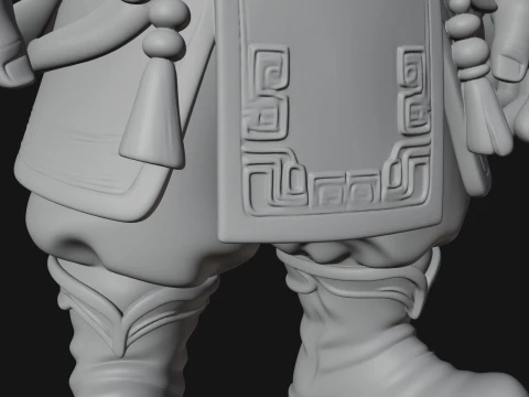 Garden Gnome Statue Design 2 - 3D Print Model 3D Print Model