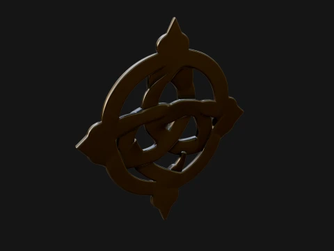 Celtic Trinity Knot Pendant Design 4 - 3D Print Model 3D Print Model