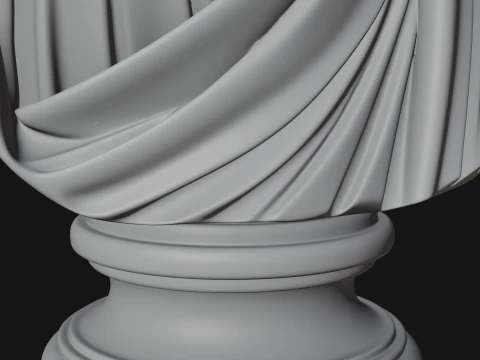 Christ Bust Statue Design 1 - 3D Print Model 3D Print Model