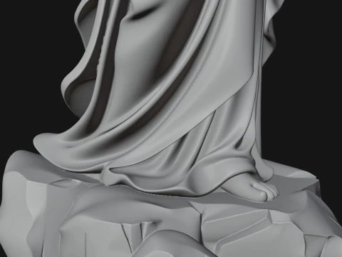 Winged Christ Statue Design 2 - 3D Print Model 3D Print Model