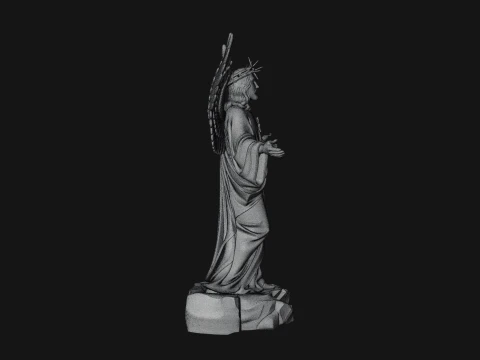 Winged Christ Statue Design 2 - 3D Print Model 3D Print Model