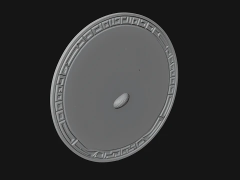 Caduceus Medical Wall Plaque Design 2 - 3D Print Model 3D Print Model