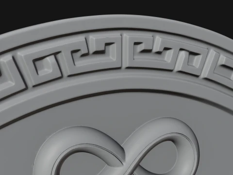 Caduceus Medical Wall Plaque Design 2 - 3D Print Model 3D Print Model