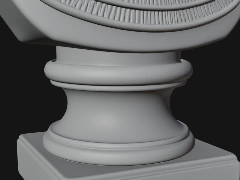 Pharaoh Nemes Bust Statue Design 1 - 3D Print Model 3D Print Model