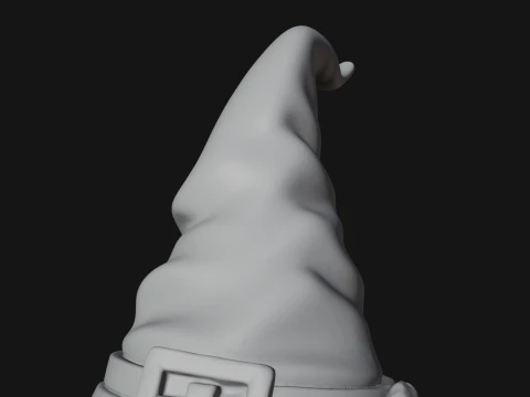 Wizard with Cauldron Statue Design 1 - 3D Print Model 3D Print Model