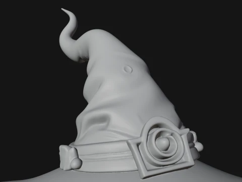 Witch Reading a Book Statue Design 1 - 3D Print Model 3D Print Model