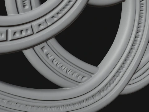 Celtic Endless Knot Ornament Design 2 - 3D Print Model 3D Print Model