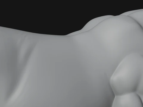 Standing Tiger Statue Design 2 - 3D Print Model 3D Print Model