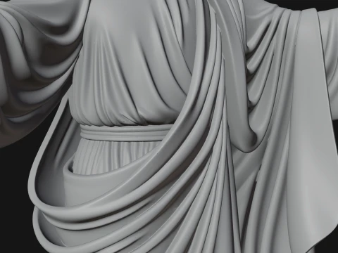 Winged Christ Statue Design 4 - 3D Print Model 3D Print Model