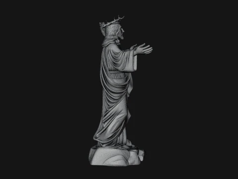 Winged Christ Statue Design 4 - 3D Print Model 3D Print Model