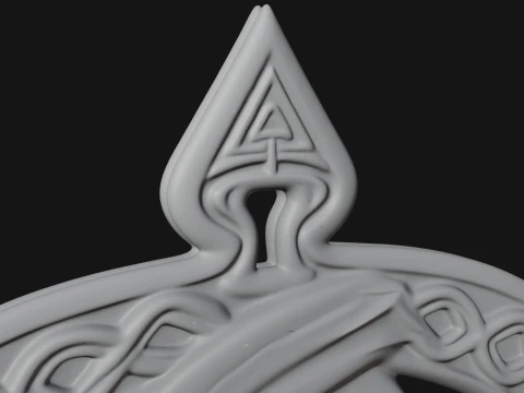 Celtic Trinity Knot Pendant Design 5 - 3D Print Model 3D Print Model