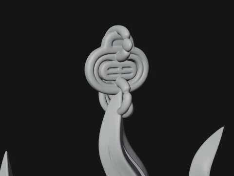 Sun Face Wall Plaque Design 2 - 3D Print Model 3D Print Model