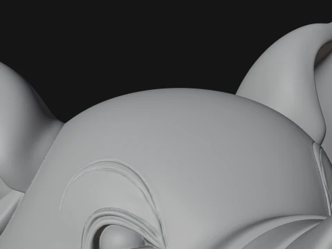 Pig on Pedestal Statue Design 1 - 3D Print Model 3D Print Model